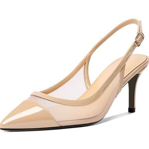 Kate Spade Nude Slingback Heels